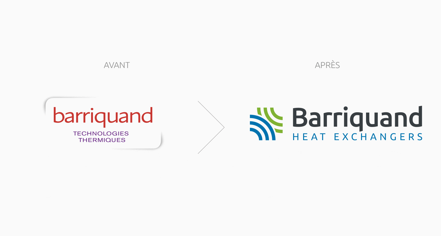 Groupe Barriquand : concept de logo et identité visuelle industrielle